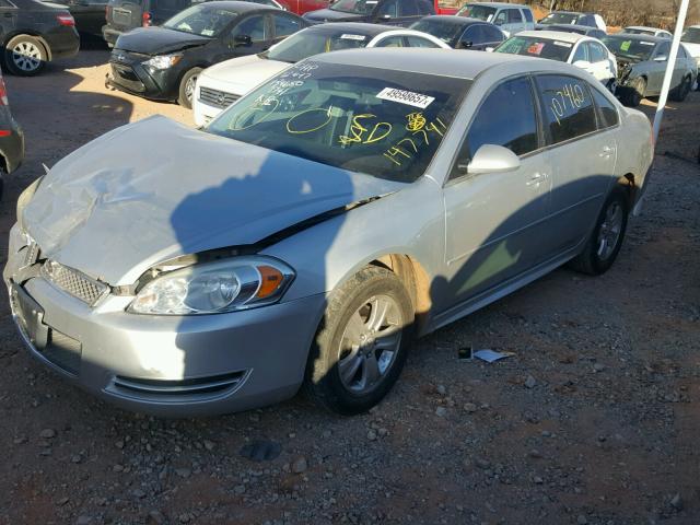 2G1WF5E34C1147741 - 2012 CHEVROLET IMPALA LS SILVER photo 2