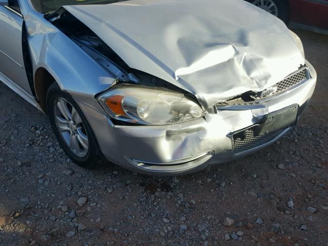 2G1WF5E34C1147741 - 2012 CHEVROLET IMPALA LS SILVER photo 9