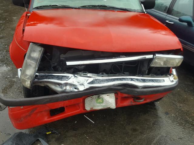 1GNDT13W6X2164938 - 1999 CHEVROLET BLAZER RED photo 9