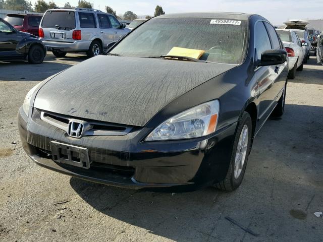 1HGCM665X3A094413 - 2003 HONDA ACCORD EX BLACK photo 2