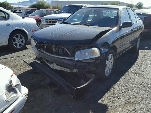 3N1CB51D66L483675 - 2006 NISSAN SENTRA 1.8 BLACK photo 2