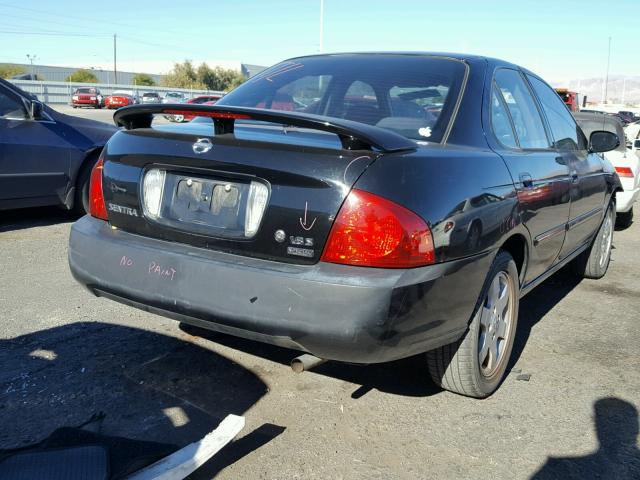 3N1CB51D66L483675 - 2006 NISSAN SENTRA 1.8 BLACK photo 4