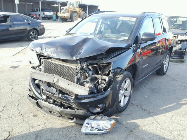 1C4NJDBB1CD624248 - 2012 JEEP COMPASS SP BLACK photo 2