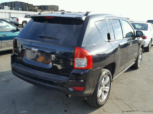 1C4NJDBB1CD624248 - 2012 JEEP COMPASS SP BLACK photo 4