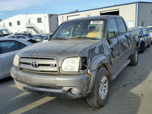 5TBDT48135S497345 - 2005 TOYOTA TUNDRA DOU GRAY photo 2