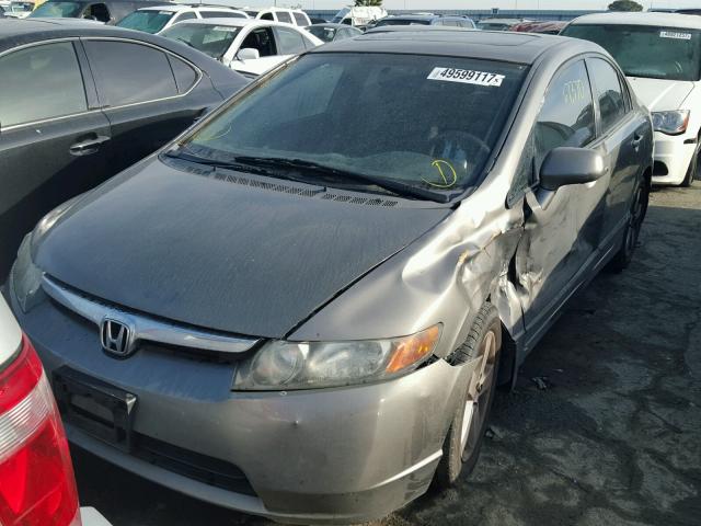 1HGFA16818L075280 - 2008 HONDA CIVIC EX ყავისფერი ფოტო 2