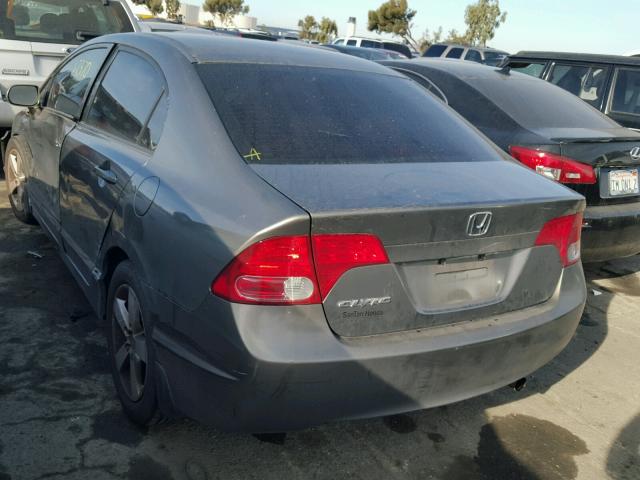 1HGFA16818L075280 - 2008 HONDA CIVIC EX ყავისფერი ფოტო 3