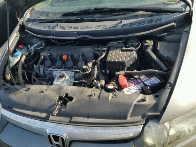 1HGFA16818L075280 - 2008 HONDA CIVIC EX ყავისფერი ფოტო 7