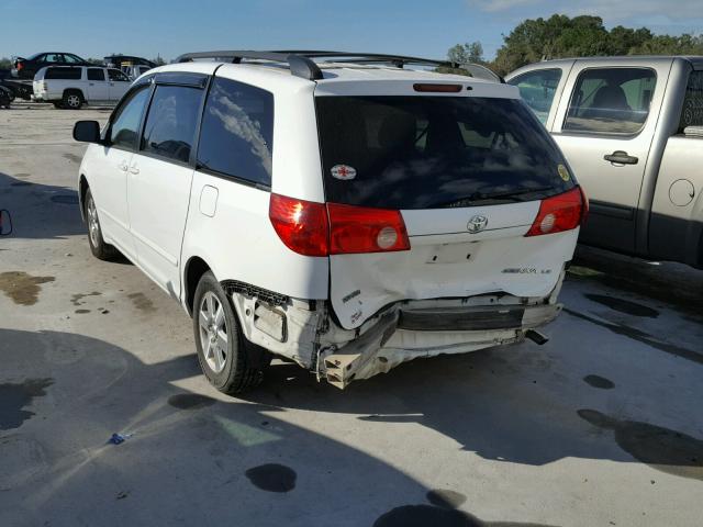 5TDKK4CCXAS293128 - 2010 TOYOTA SIENNA CE WHITE photo 3