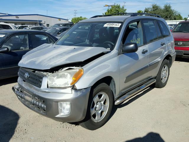 JTEGH20V130098437 - 2003 TOYOTA RAV4 SILVER photo 2