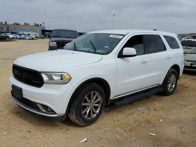 1C4RDHFG1GC455589 - 2016 DODGE DURANGO SS WHITE photo 2