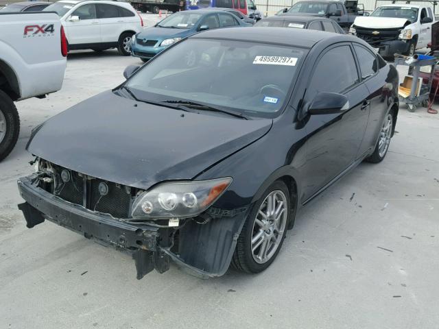 JTKDE3B72A0321871 - 2010 SCION TC BLACK photo 2