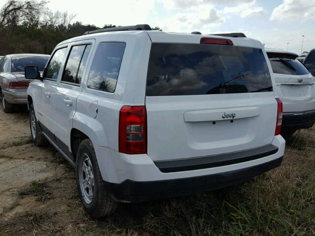 1C4NJPBA8GD760228 - 2016 JEEP PATRIOT SP WHITE photo 3