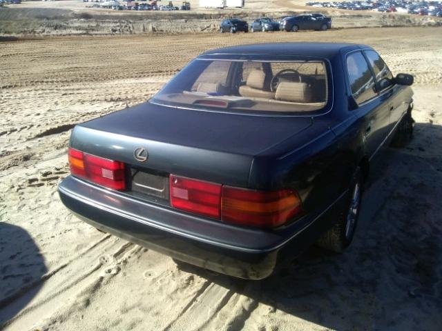 JT8UF11E2N0138290 - 1992 LEXUS LS 400 GREEN photo 4