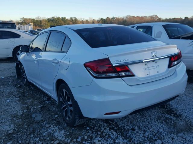 19XFB2F98DE028857 - 2013 HONDA CIVIC EXL Biały zdjęcie 3