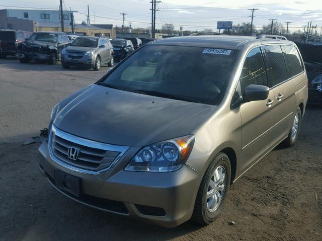 5FNRL3H47AB078060 - 2010 HONDA ODYSSEY EX GOLD photo 2