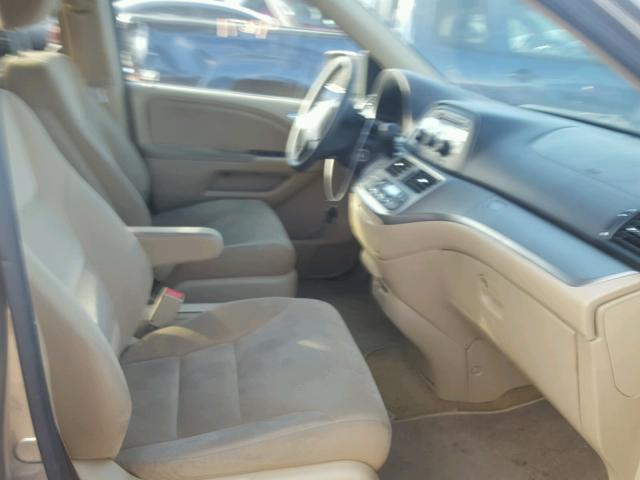 5FNRL3H47AB078060 - 2010 HONDA ODYSSEY EX GOLD photo 5