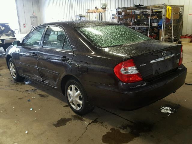 4T1BE32K42U539884 - 2002 TOYOTA CAMRY LE იასამნისფერი ფოტო 3