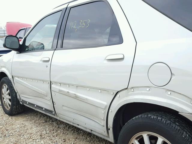 3G5DA03E75S534366 - 2005 BUICK RENDEZVOUS WHITE photo 9