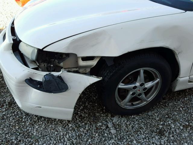1G2WP52K53F125826 - 2003 PONTIAC GRAND PRIX WHITE photo 9