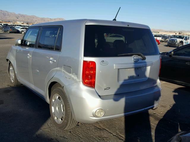 JTLKE50E281031943 - 2008 SCION XB SILVER photo 3