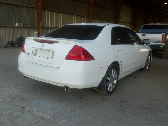 1HGCM665X6A034653 - 2006 HONDA ACCORD EX WHITE photo 4