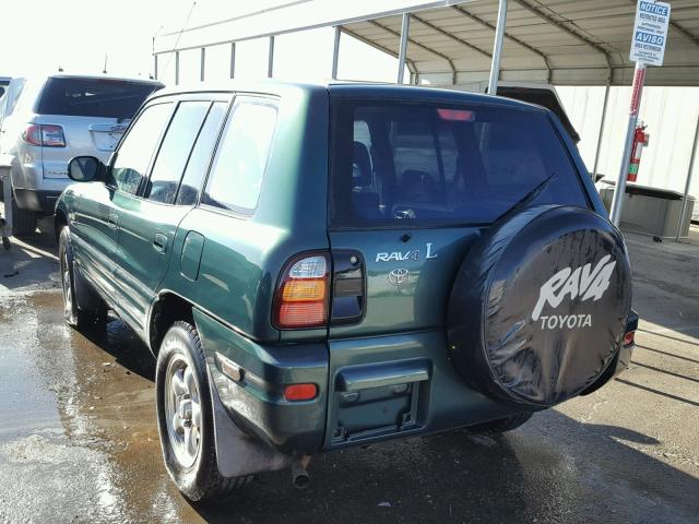 JT3GP10V0X7058319 - 1999 TOYOTA RAV4 GREEN photo 3