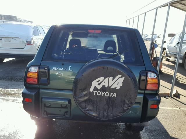 JT3GP10V0X7058319 - 1999 TOYOTA RAV4 GREEN photo 9