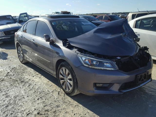 1HGCR2F87FA041872 - 2015 HONDA ACCORD EXL GRAY photo 1