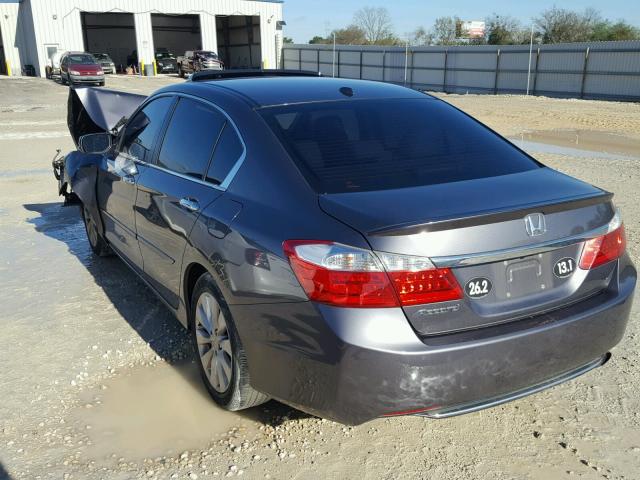 1HGCR2F87FA041872 - 2015 HONDA ACCORD EXL GRAY photo 3