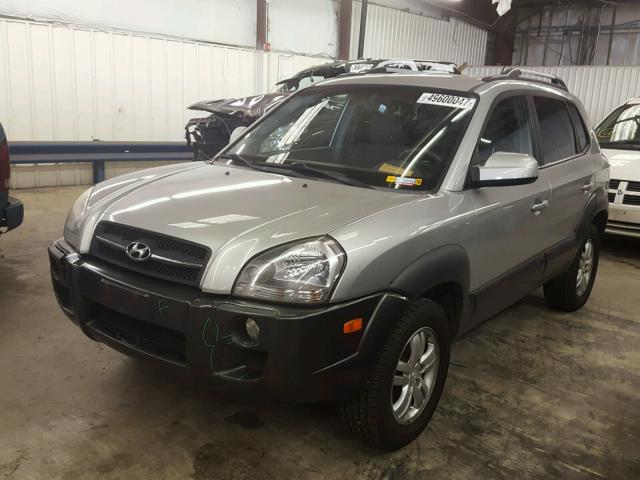 KM8JN12D57U616030 - 2007 HYUNDAI TUCSON SE SILVER photo 2