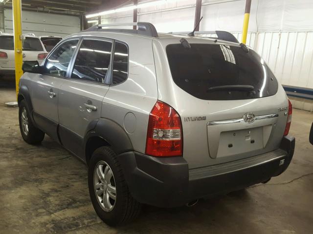 KM8JN12D57U616030 - 2007 HYUNDAI TUCSON SE SILVER photo 3