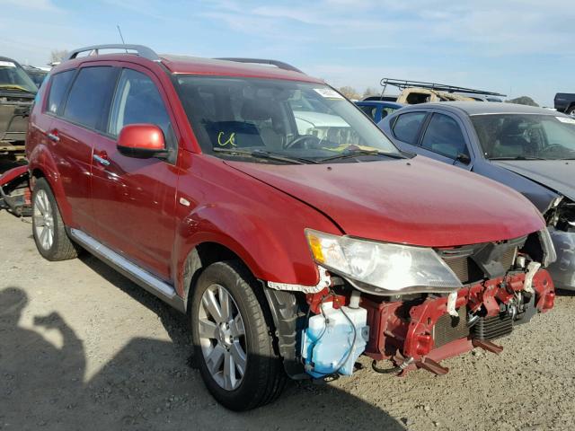 JA4LS31W78Z012658 - 2008 MITSUBISHI OUTLANDER RED photo 1