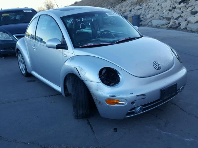 3VWDD21C41M456850 - 2001 VOLKSWAGEN NEW BEETLE SILVER photo 1