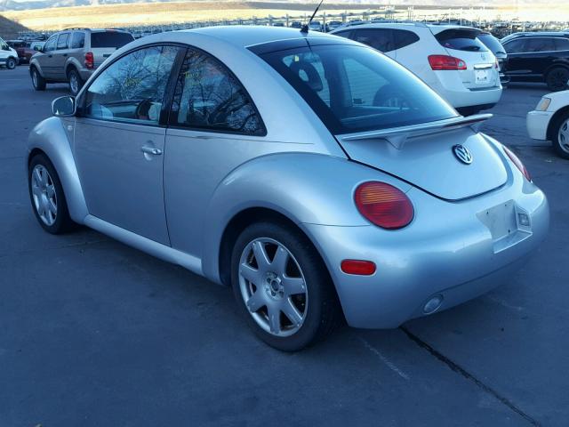 3VWDD21C41M456850 - 2001 VOLKSWAGEN NEW BEETLE 银色 照片 3