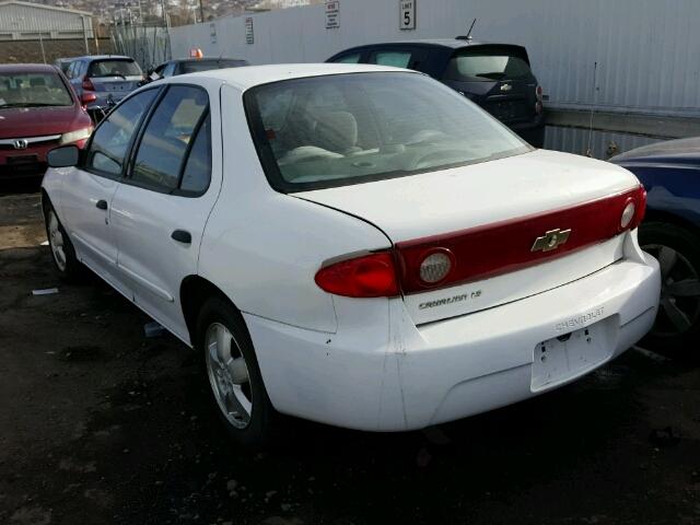 1G1JF52F347104375 - 2004 CHEVROLET CAVALIER L WHITE photo 3