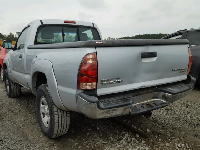 5TENX62N26Z226434 - 2006 TOYOTA TACOMA PRE SILVER photo 3