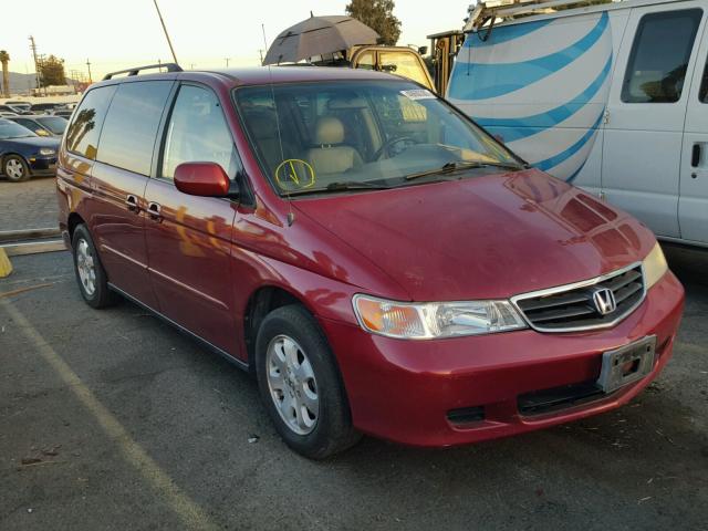 5FNRL18944B012375 - 2004 HONDA ODYSSEY EX BURGUNDY photo 1