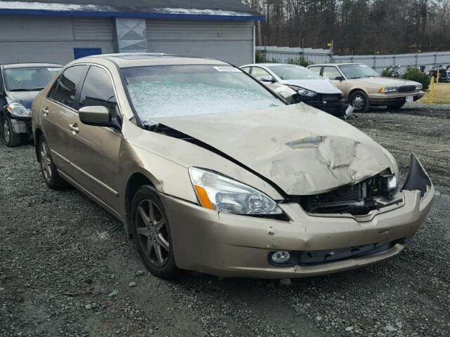 1HGCM665X4A059985 - 2004 HONDA ACCORD EX GOLD photo 1