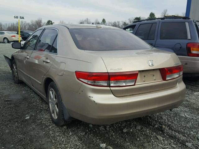 1HGCM665X4A059985 - 2004 HONDA ACCORD EX GOLD photo 3