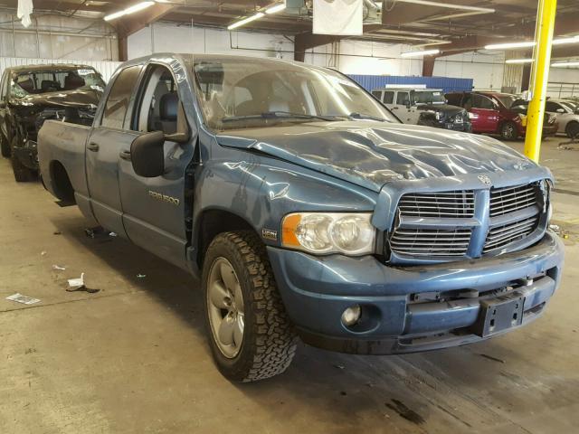 1D3HU18D63J648842 - 2003 DODGE RAM 1500 S BLUE photo 1