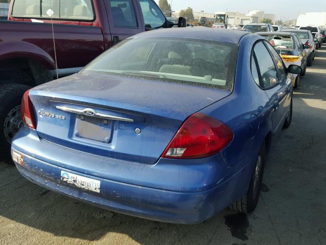 1FAFP55UX3A165654 - 2003 FORD TAURUS SES BLUE photo 4