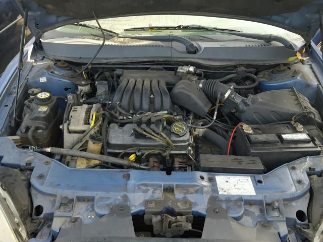 1FAFP55UX3A165654 - 2003 FORD TAURUS SES BLUE photo 7