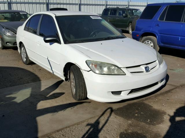 1HGEN26535L000068 - 2005 HONDA CIVIC GX WHITE photo 1