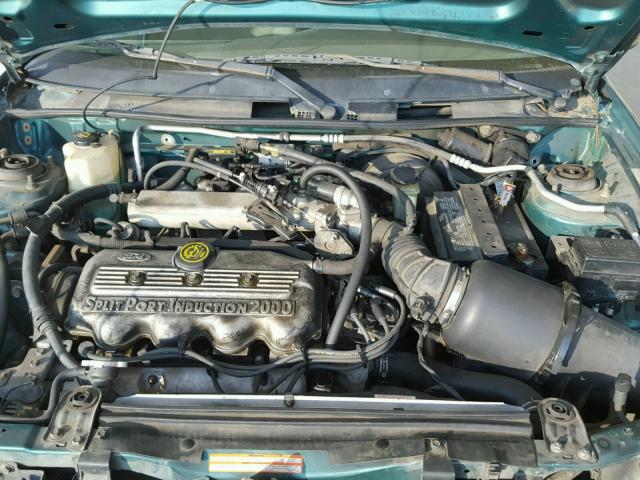 3FALP15P5VR104484 - 1997 FORD ESCORT LX GREEN photo 7