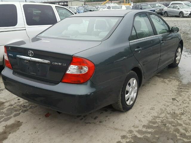 4T1BE32K22U515163 - 2002 TOYOTA CAMRY LE 绿色 照片 4
