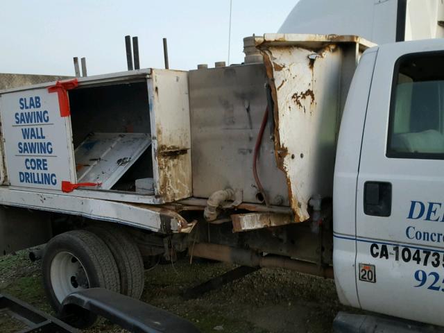 1FDAF56P06ED69632 - 2006 FORD F550 SUPER WHITE photo 9