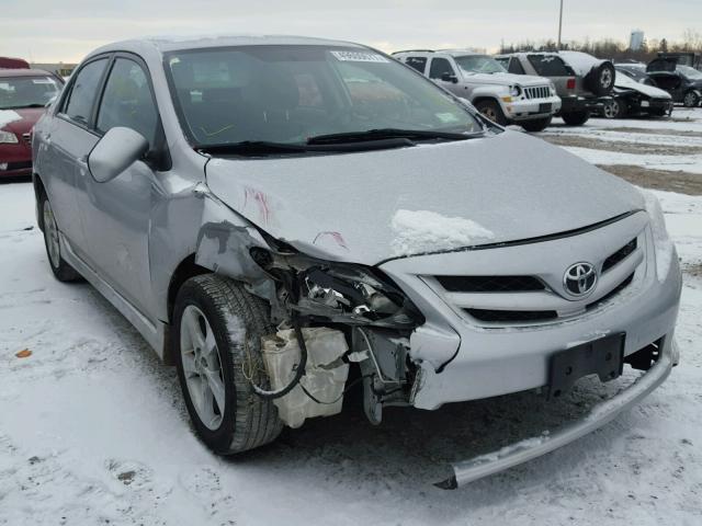 2T1BU4EEXCC790264 - 2012 TOYOTA COROLLA BA SILVER photo 1