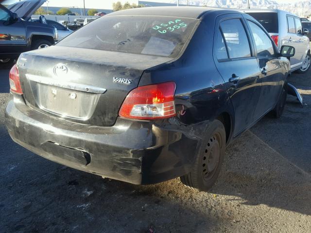 JTDBT923471142688 - 2007 TOYOTA YARIS BLACK photo 4