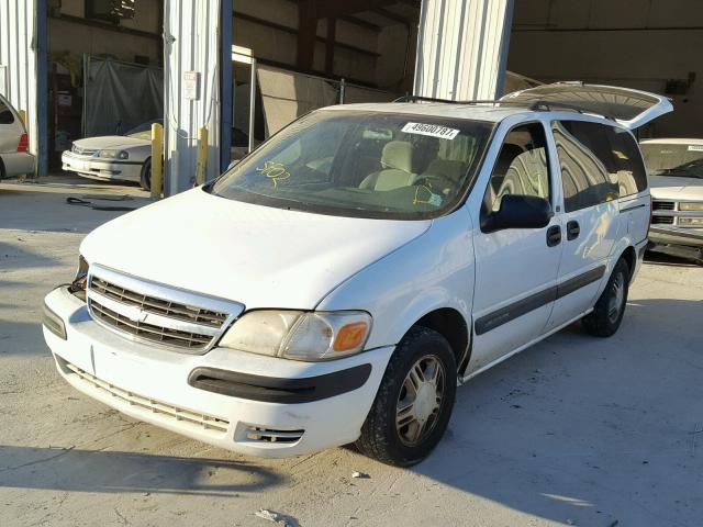 1GNDX03E02D176893 - 2002 CHEVROLET VENTURE WHITE photo 2